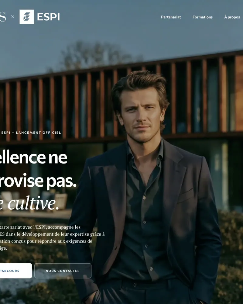 Aperçu du projet Barnes × ESPI